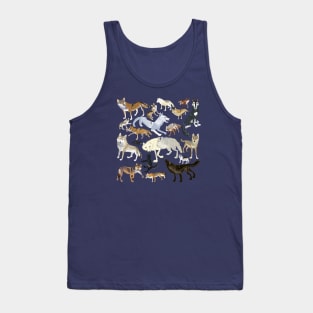 Wolves of the world 2 Tank Top